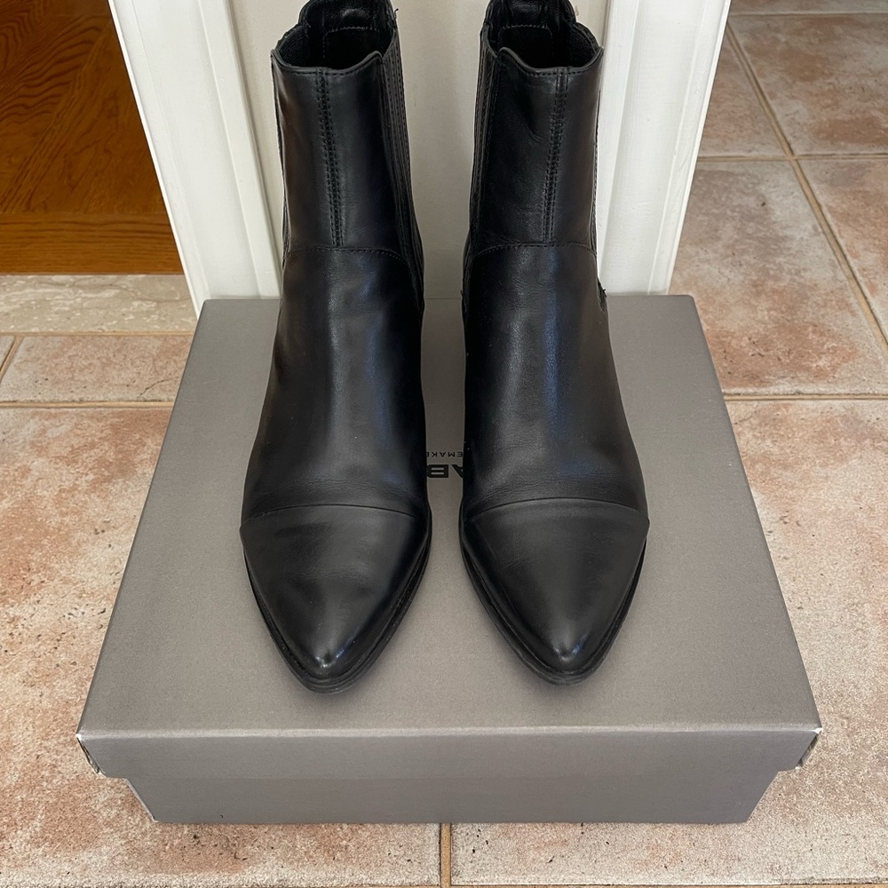NWOT Vagabond marja black leather boots 38 7.5 $100